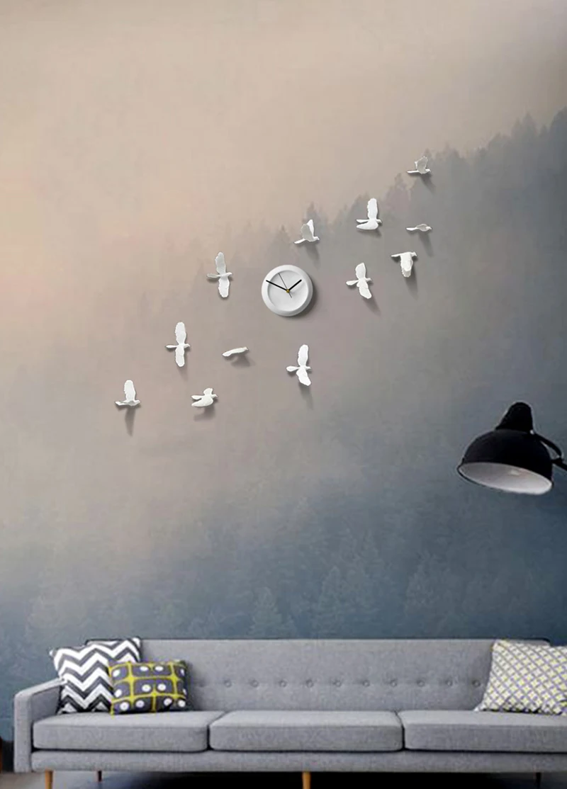 Новый дизайн часы ручной работы с изображением волшебных/золотых рыбок