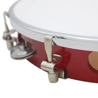 hot polyester tambourines musical drum bell toy kids percussion instrument gifts preschool learning education toys for children