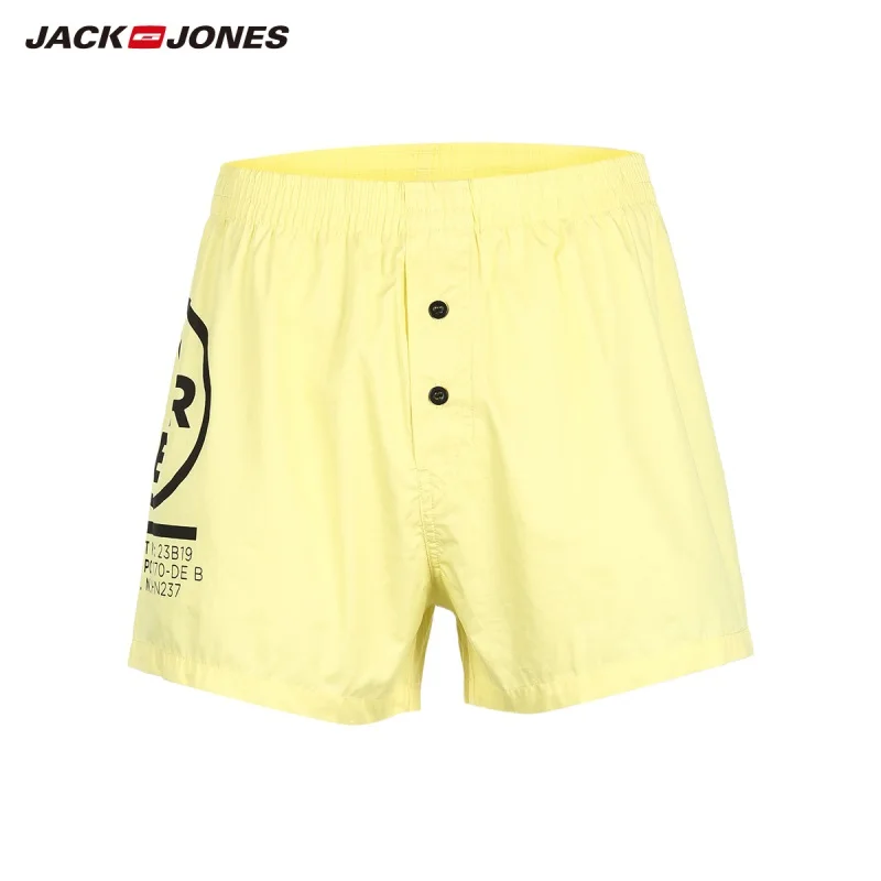 JackJones мужские 100% хлопковые трусы боксеры с принтом нижнее белье домашние штаны