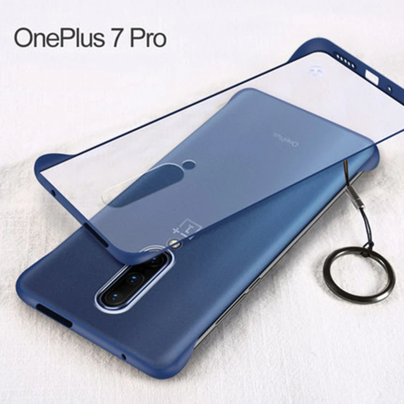 Alxun безрамный чехол для Oneplus 7 Pro Ультратонкий матовый ПК ударопрочный One plus 7Pro |