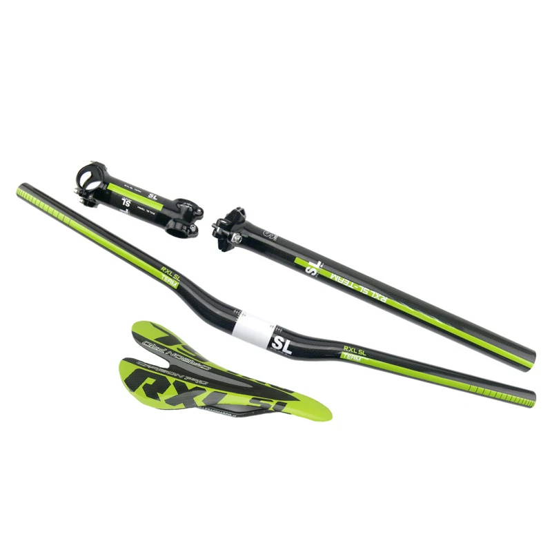 RXL SL руль для велосипеда красный УГЛЕРОДНЫЙ горного mtb 701 800 мм углеродный стояк