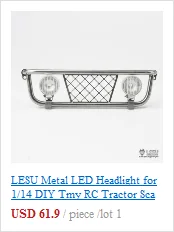 LESU Светодиодный прожектор Toplight 1/14 RC Tmy R620 R470 модель трактора Sca грузовик TH11433