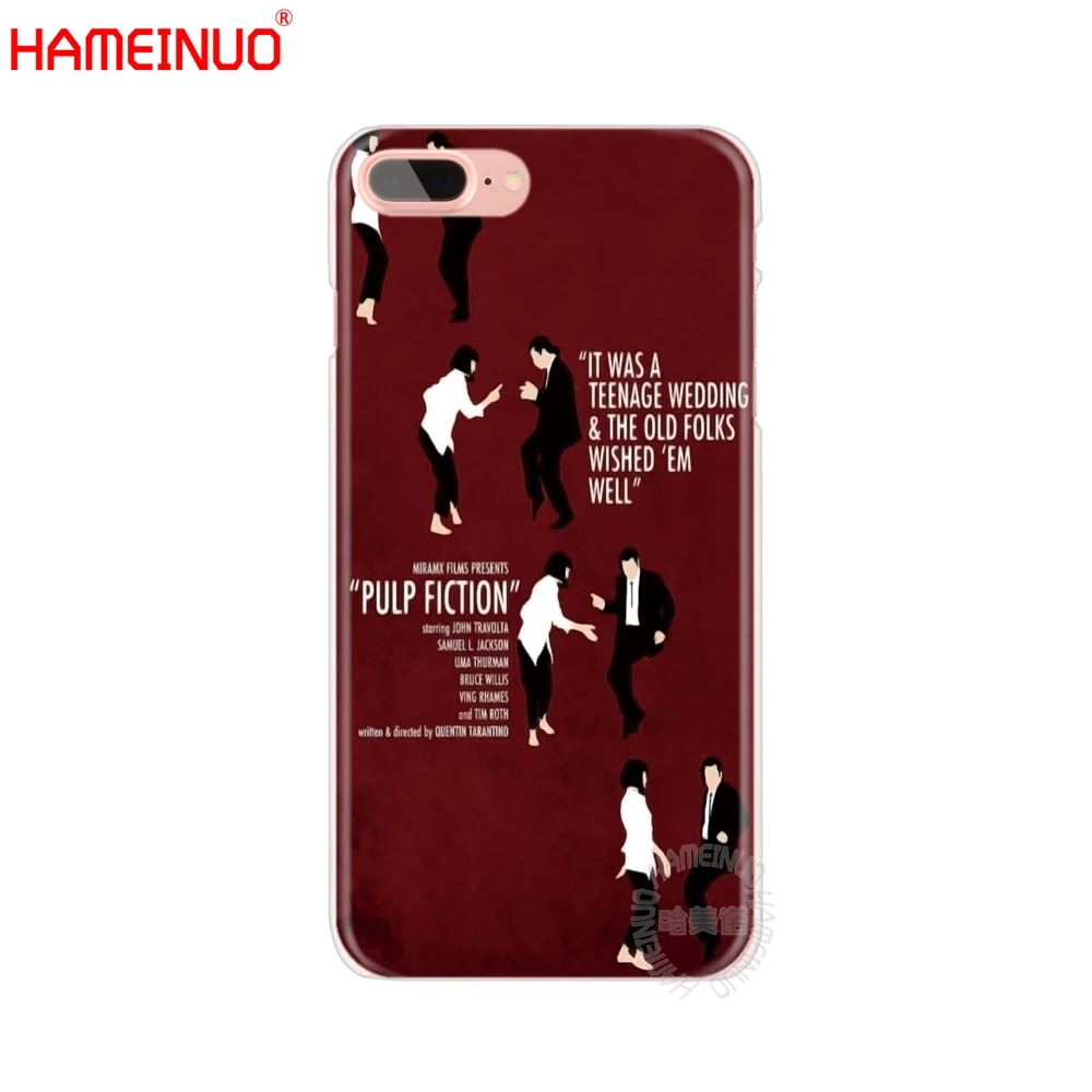 HAMEINUO Криминальное чтиво сотовый телефон чехол для iphone X 8 7 6 4 4s 5 5s SE 5c 6s плюс|case for