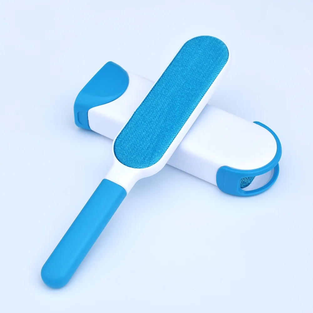 blue large Щетка для домашних животных для удаления волос Машинка для стрижки питомцев кошек и собак меховая щетка Уход за лошадьми инструменты бытовой диван уборка bursh Главная щетка для мытья тарелок - Цвет: blue large