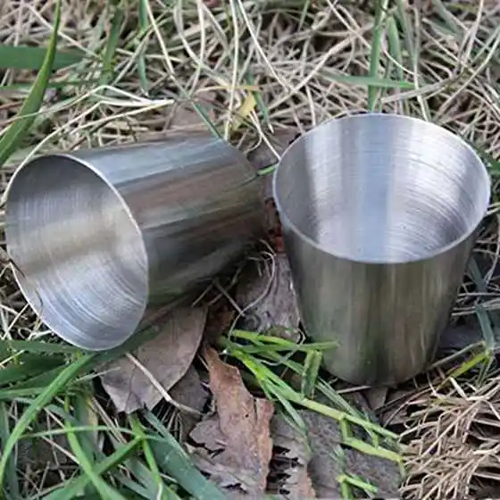 1 унции 35 мл нержавеющая сталь Вино питьевой выстрел очки для бара чашка|Плоские