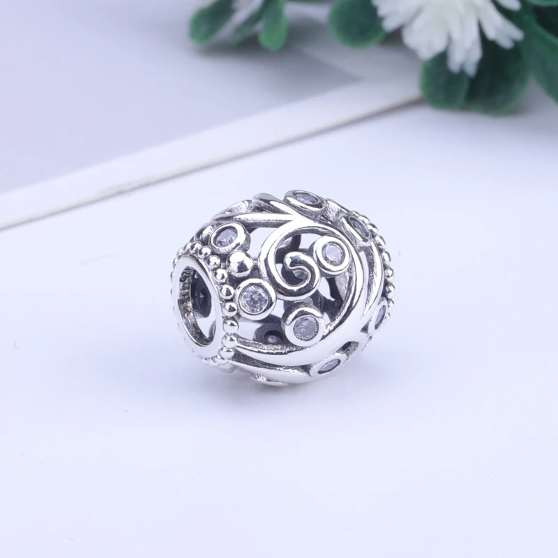 Authentic 100% 925 Sterling Silver Original Charms Beads For Jewelry Making Charm Crystal Fit Bracelet &amp Bangle Bead | Украшения и