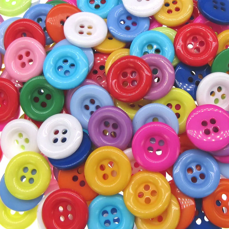 30 шт. разноцветные пуговицы из смолы 1 8 см