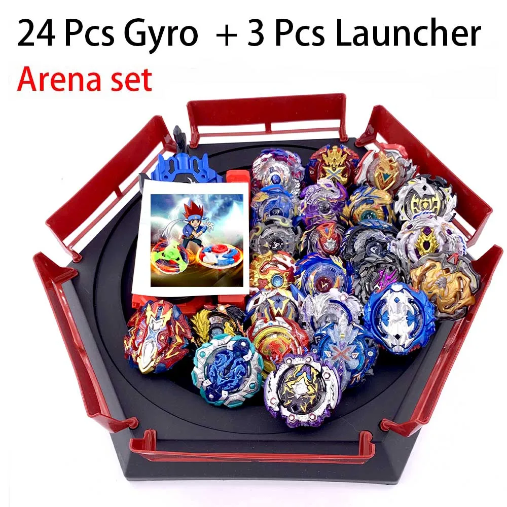 24-ZDP-27PCS Горячий 41 набор Beyblade Arena волчок металлический бой Bey blade металлический Bayblade стадион детские подарки классическая игрушка для детей - Цвет: 24-ZDP-27PCS