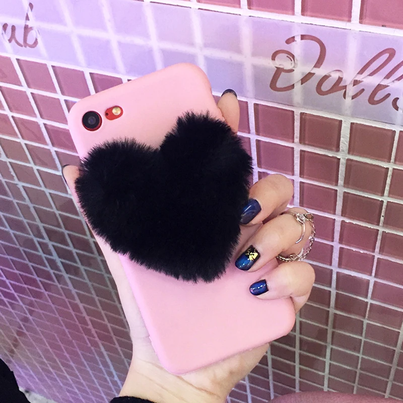 Роскошный 3D чехол с рисунком сердца для iPhone XS Max 5 5S 6 6S 7 8 Plus очень симпатичные