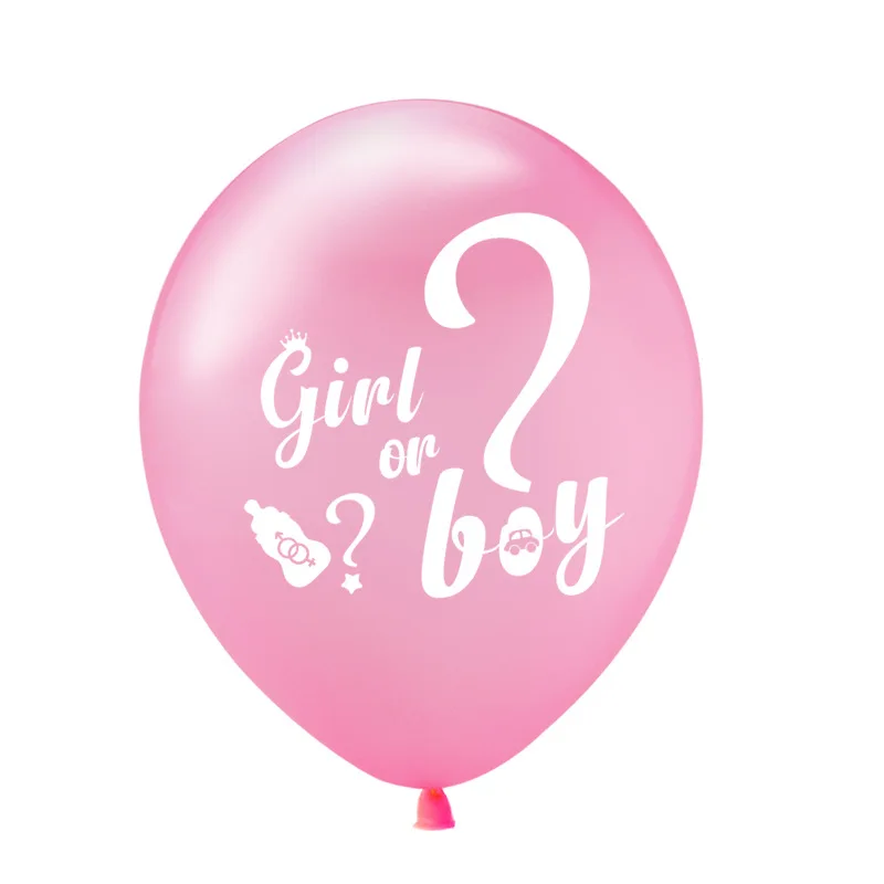 Girl Or Boy pink 5 шт. конфетти воздушные шары 12 дюймов Латекс Прозрачный День Рождения Надувные Воздушные шары 18 21 30 40 50 юбилей Свадебные украшения - Цвет: Girl Or Boy pink