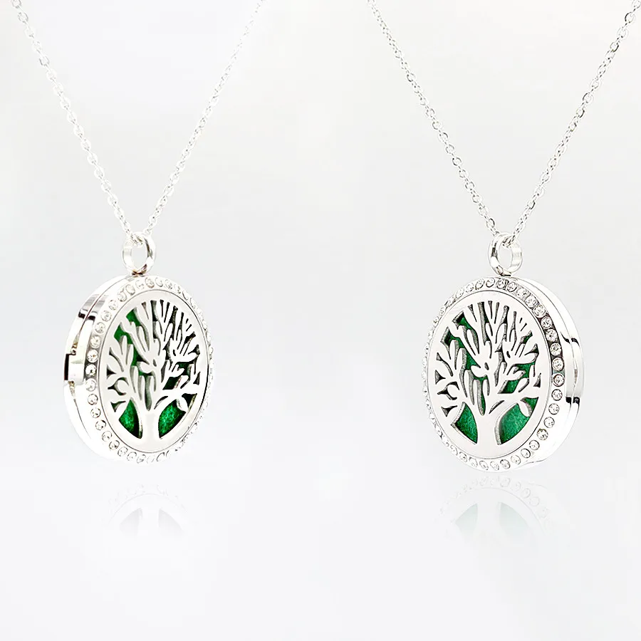 Диффузор для духов Flower Believe Bling Locket 30 мм магнитный медальон из нержавеющей стали
