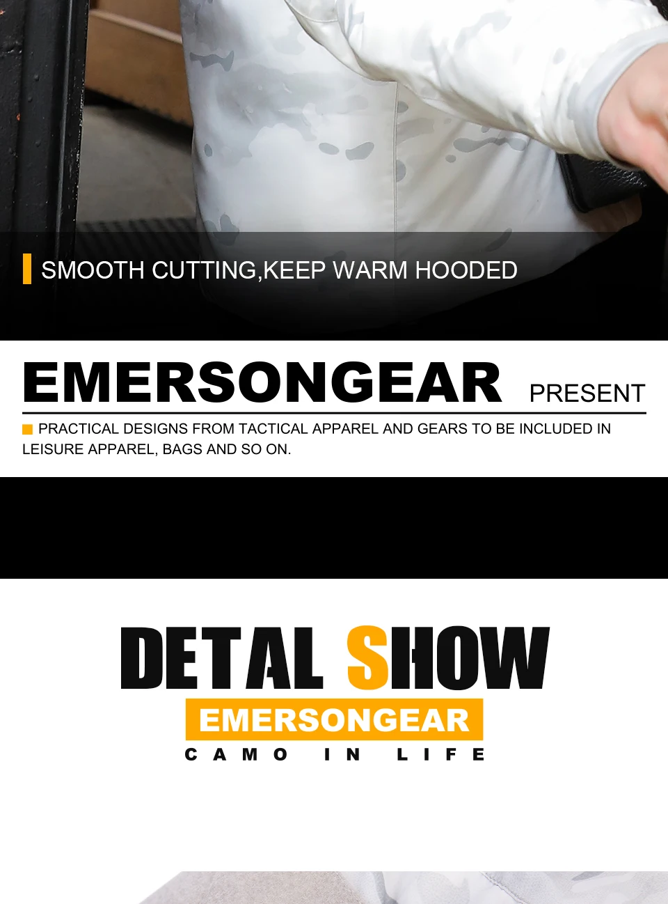 Emersongear тактическая теплая куртка женская мужская с капюшоном охотничья тактическая куртка S серия повседневная пара уличная MC охотничья куртка