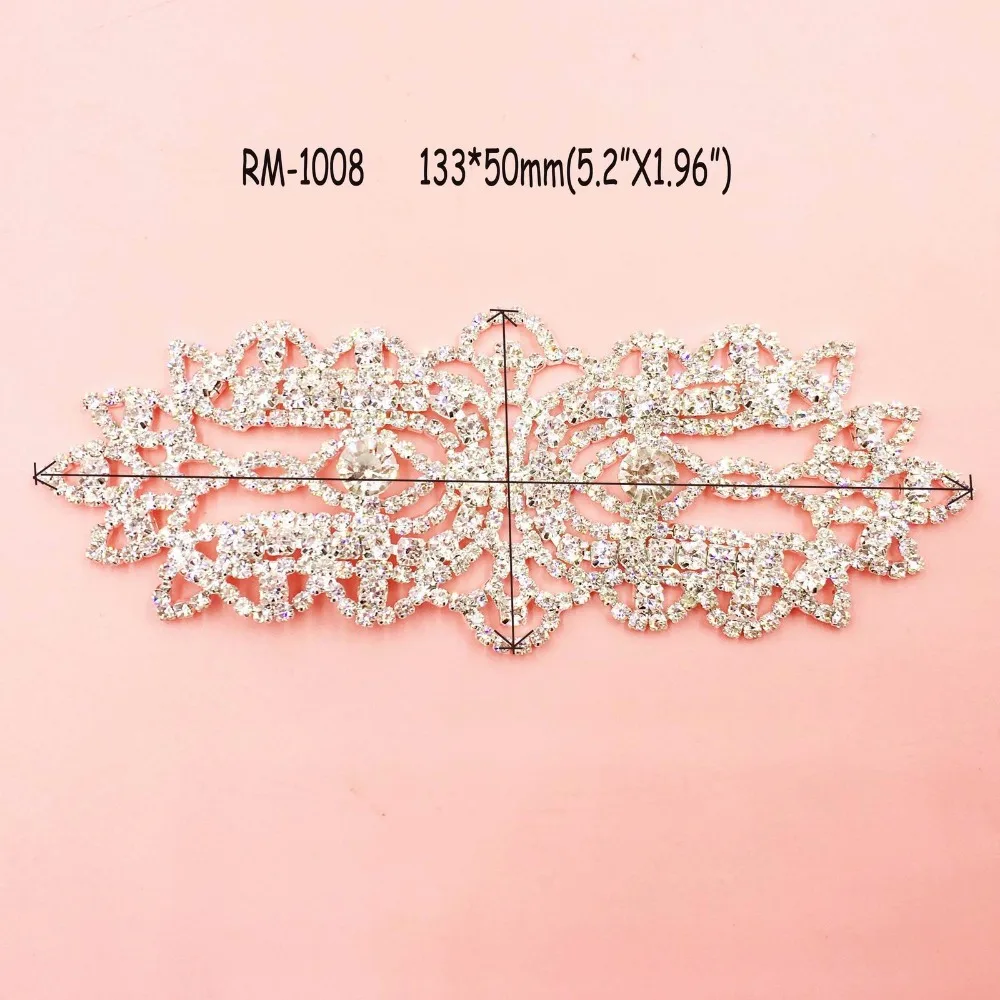 Бесплатная доставка RM 1008 Свадебные платья с плоской задней частью украшенные