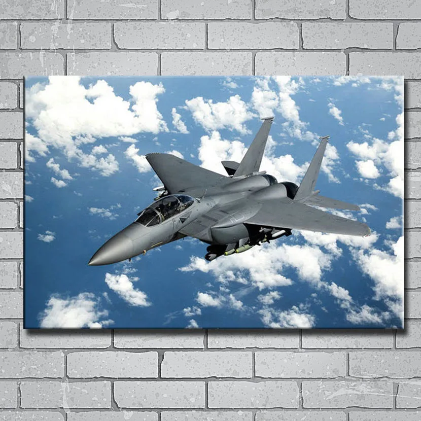 Y098 Φ самолет военный 14x21 24x36 27x40 дюймов искусство шелковая искусственная