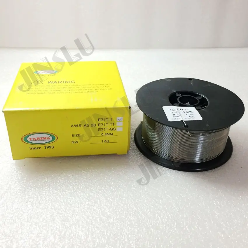 E71T 1 высокопрочная стальная проволока с флюсовой сердцевиной 0 8 мм кг/рулон|roll