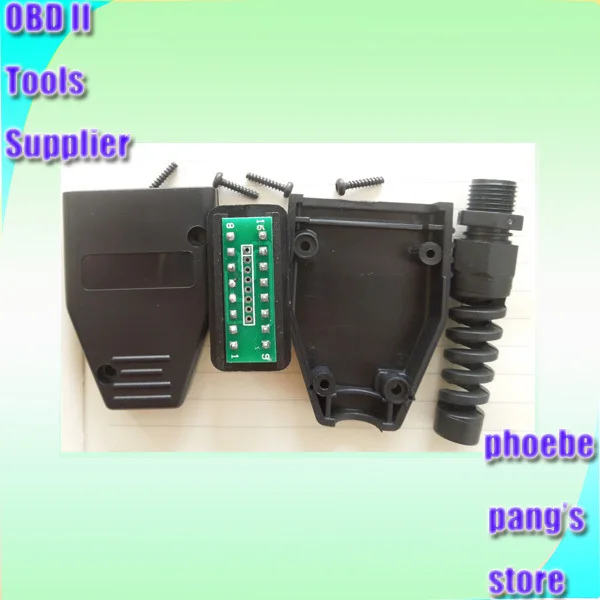 Оптовая и розничная продажа 100 шт. автомобильный разъем OBD2 16Pin OBD-2 штекер OBD ii 16-контактный адаптер J1962 OBDII DHL EMS Быстрая доставка