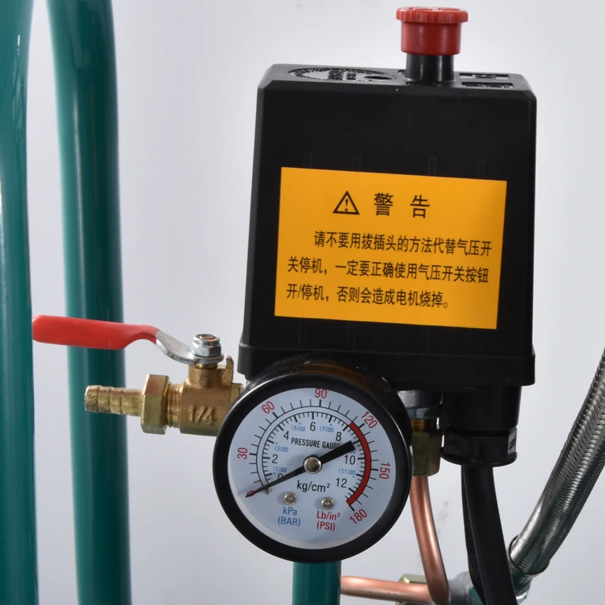 Портативный бесшумный воздушный компрессор высокого давления 220 30 л медный