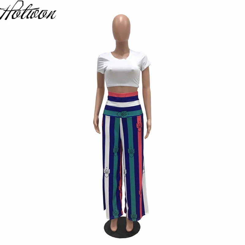 Женские брюки 2017 осенние длинные повседневные с высокой талией эластичные