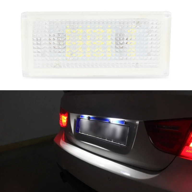 Fishberg 3528 SMD 18 Светодиодные Автомобильные номерные знаки белого цвета 6000 К без