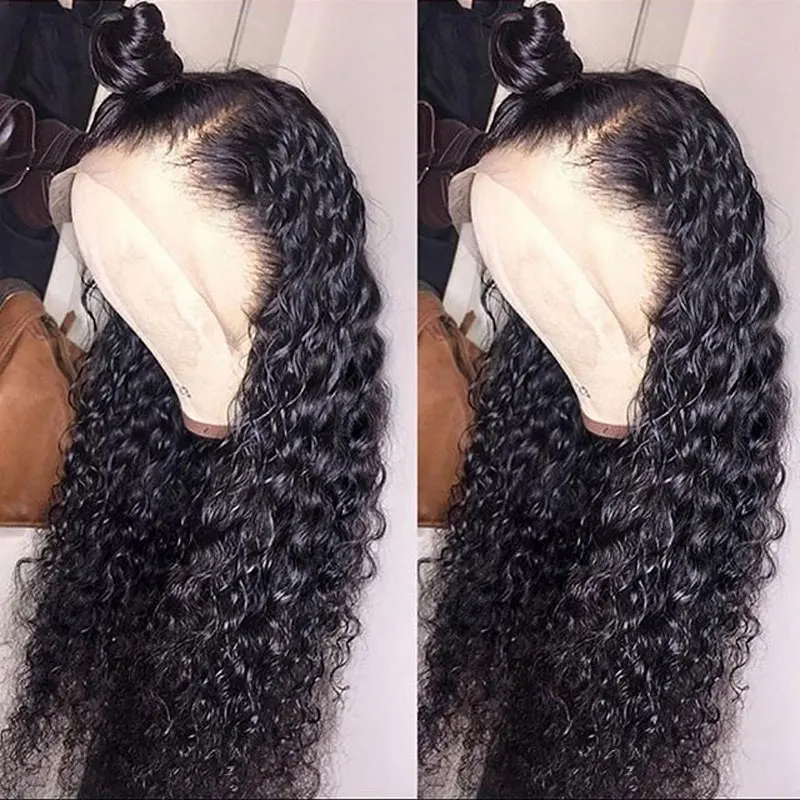 Предварительно выщипанные и отбеленные узлы глубокая часть 13*6 HD кружева фронта