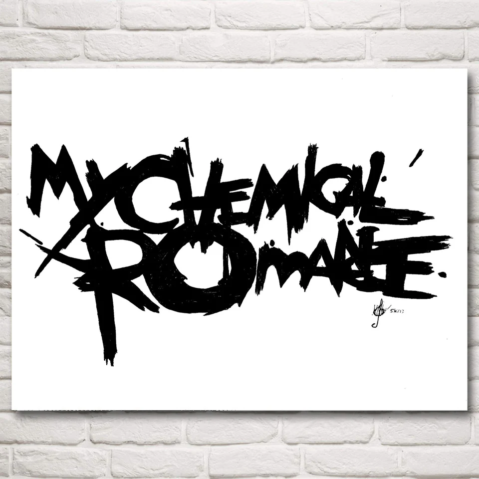 Ретро Рок-Группа Музыка My Chemical Romance Art Шелковый плакат печать домашний Декор стены картины 12x16 18x24 24X32 дюймов