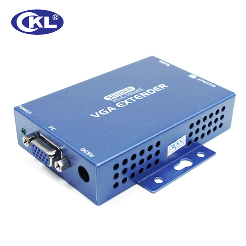 CKL VGA видео аудио удлинитель более Cat5e до 100 м (328 футов) Φ Multiplatform поддерживает SVGA XGA