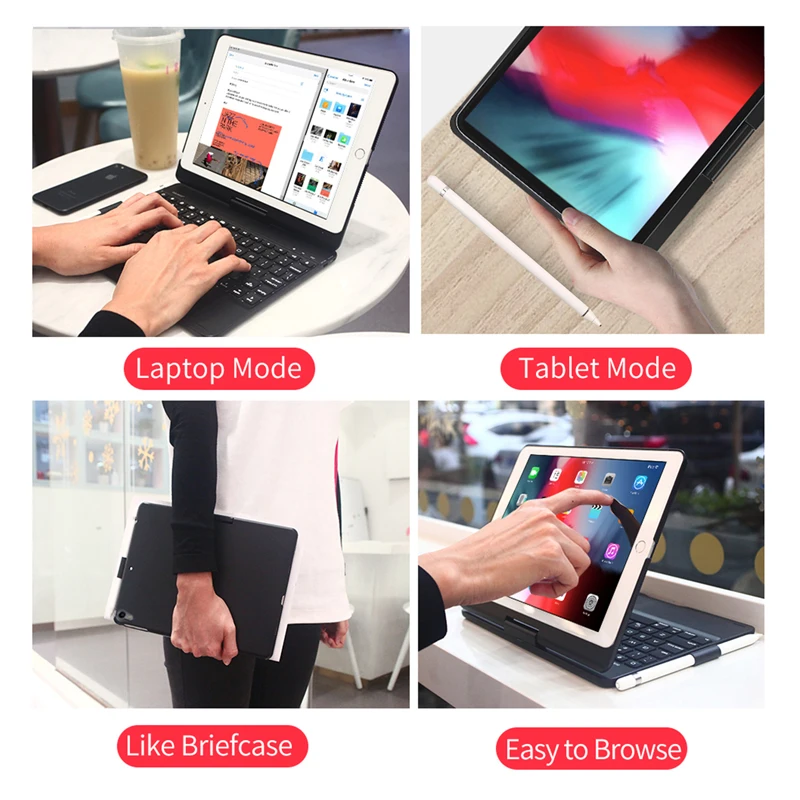 Беспроводной чехол с клавиатурой Bluetooth для iPad Pro 10 5 смарт-чехол планшета &quotс