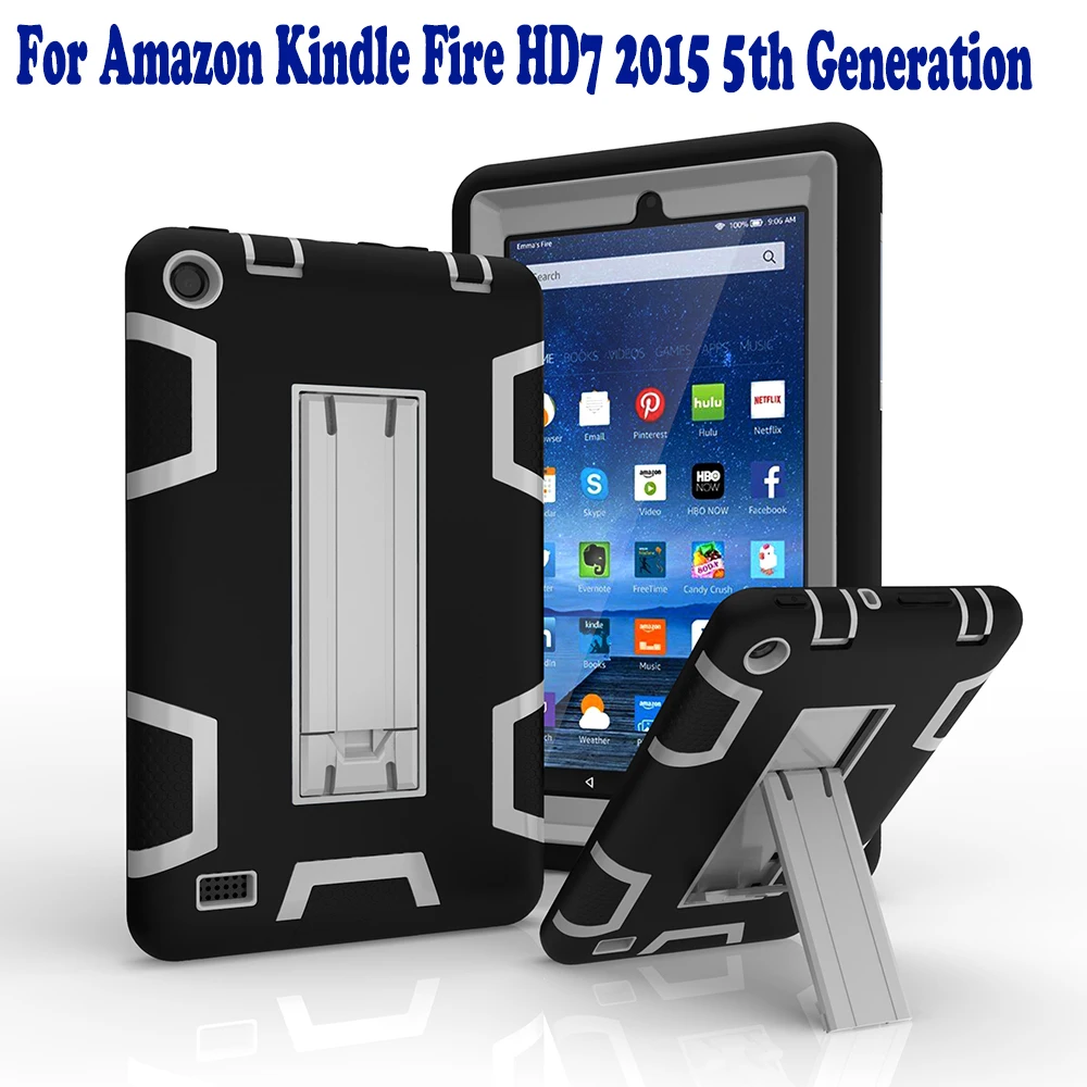 Противоударный чехол для Kindle Fire HD 7 HD7 2015 0 дюймов 5th поколения защитный Heavy Duty Броня