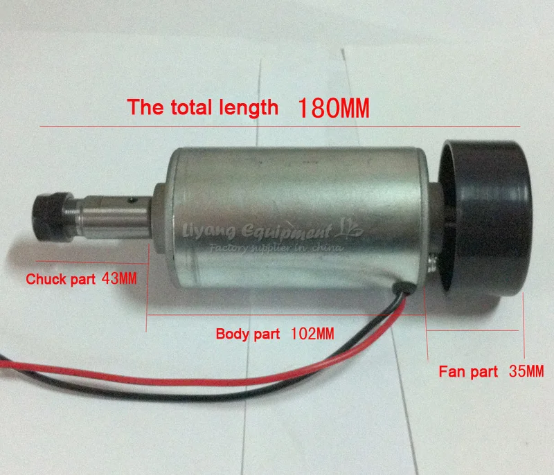 Фрезерный станок с ЧПУ детали воздушным охлаждением двигатель постоянного тока