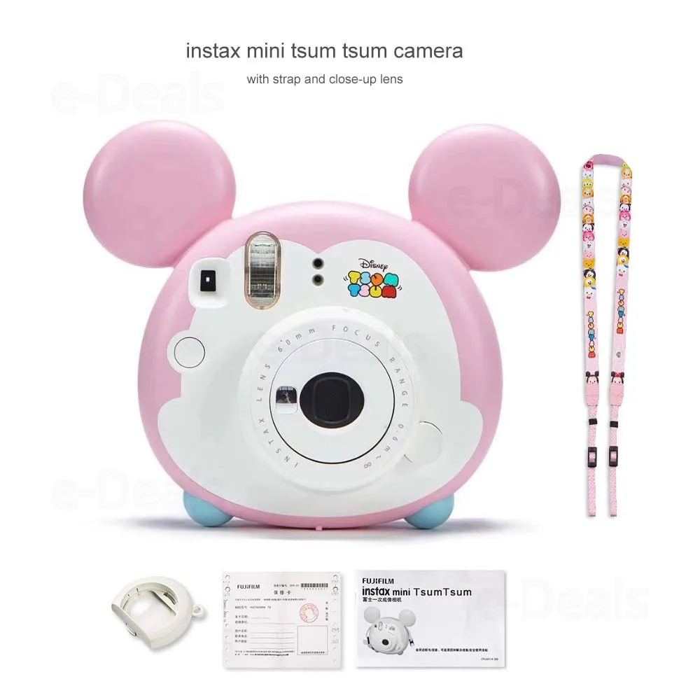 camera only Фотокамера Fujifilm Instax Mini Tsum Intant с зеркалом для селфи и крупным объективом, подарок на свадьбу, день рождения, фестиваль - Цвет: camera only