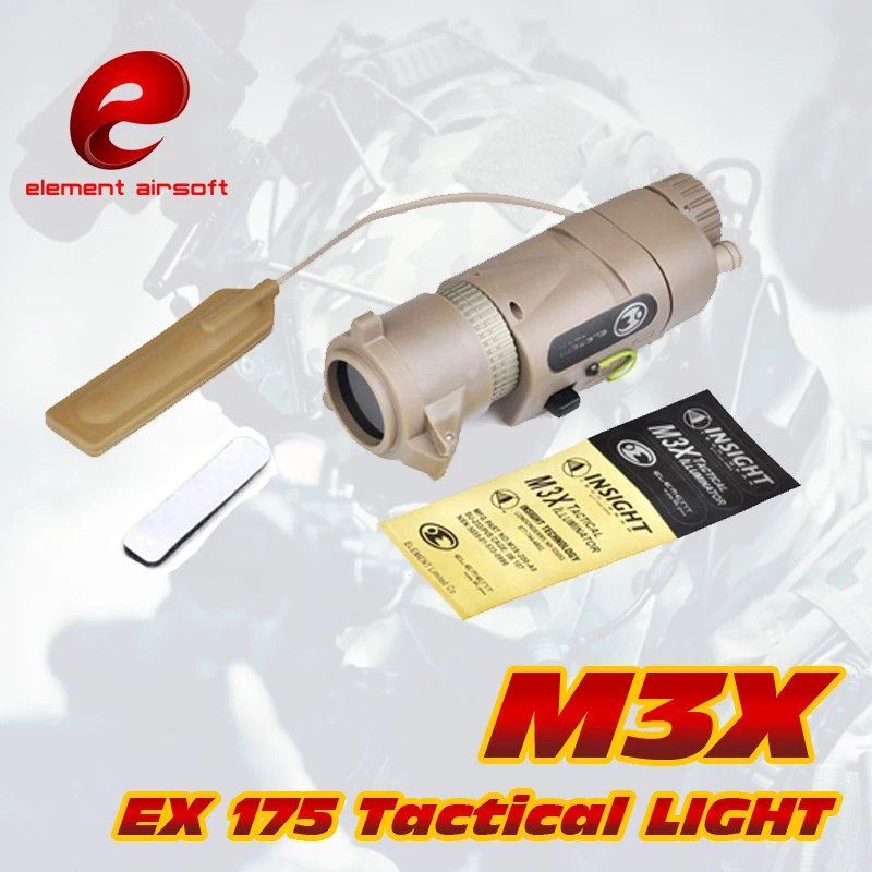 Фонарик Element M3X тактическое оружие мягкое для страйкбола арсофт|m3x light|m3x tactical illuminatorelement m3x |