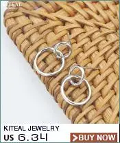 Kiteal, 925 пробы, серебряные ювелирные изделия, Ловец снов, Ловец снов, висячие серьги для женщин/девушек, леди, серьги