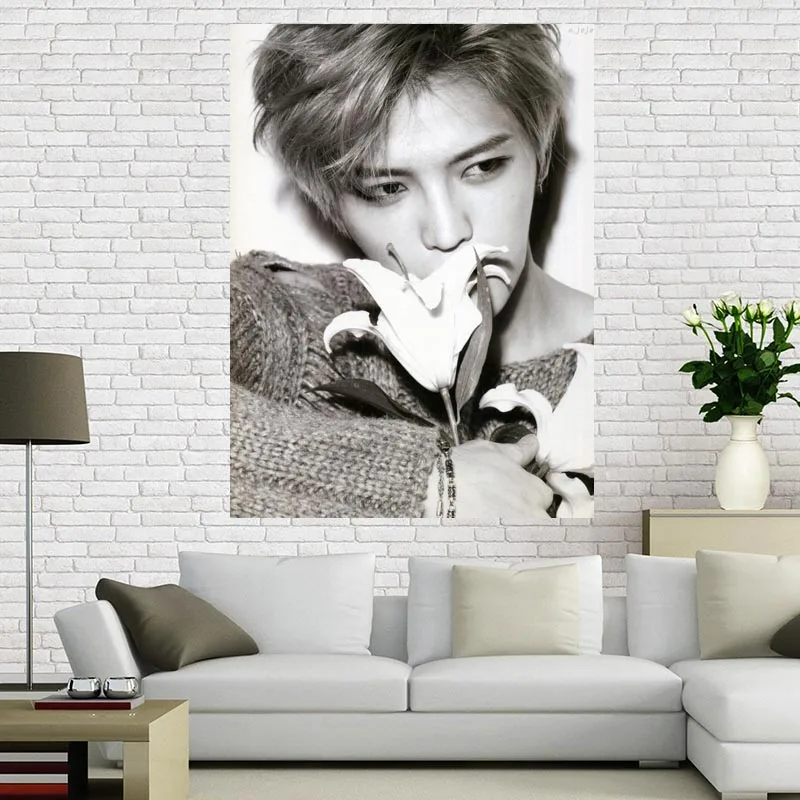 

Custom canvas poster Kim Jae Joong Poster 60x90cm Home Decoration cloth fabric wall poster print Silk Fabric