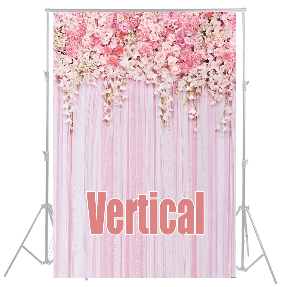 Свадебные фоны цветок цветочный Моющийся хлопок полиэстер для фотостудии