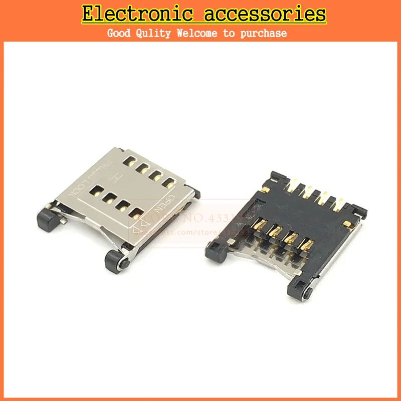 Новый Флип разъем для маленьких карт памяти слот SIM карты MICRO 8P 8 контактов