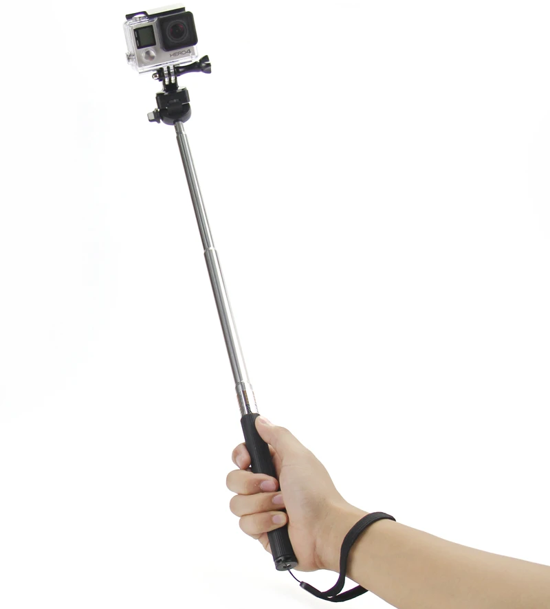 SnowHu для GoPro Hero Аксессуары селфи палка монопод 9 8 7 6 Black Sjcam Sj4000 Yi 4K + аксессуары