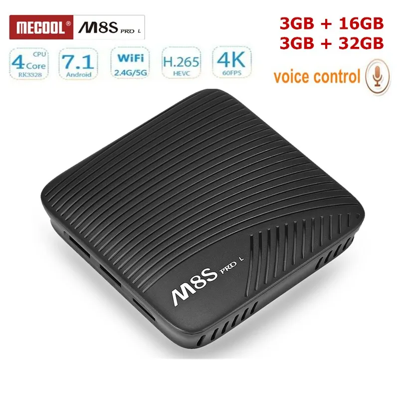 Mecool M8S PRO L Smart ТВ Box Android 7 1 Amlogic S912 3 Гб оперативной памяти Оперативная память 32 GB