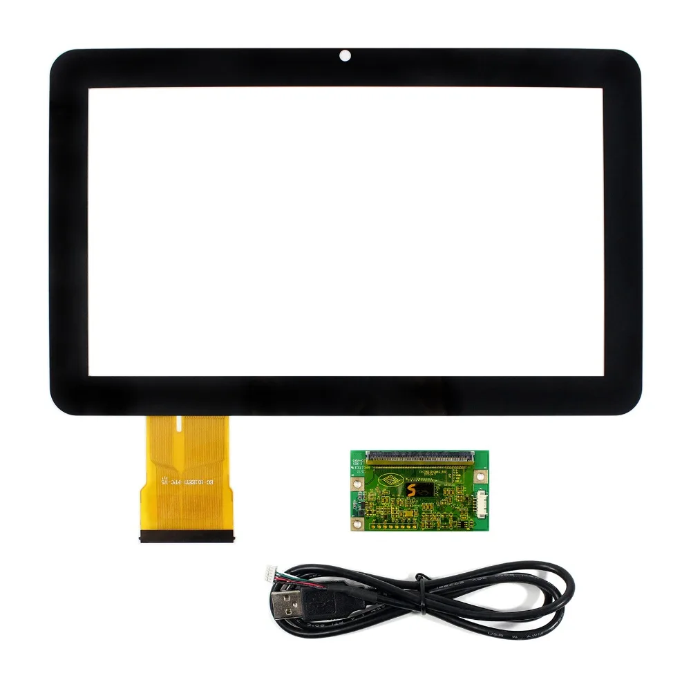 

10,1 дюймовый емкостный сенсорный + USB контроллер для 10,1 дюймового 1024x600 1366x768 ЖК-экрана