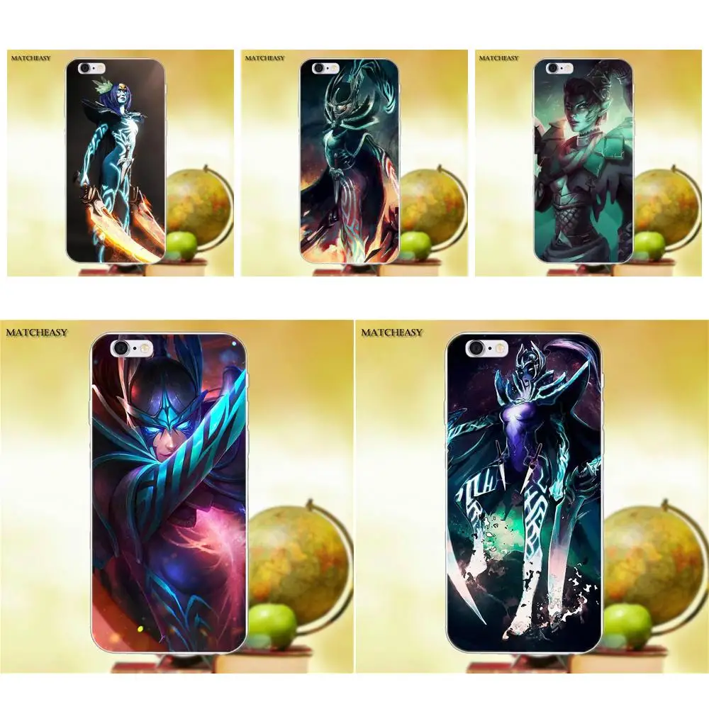 Чехол для телефона из ТПУ чехол Apple iPhone X XS Max XR 4 4S 5 5C SE 6 6S 7 8 Plus Dota Phantom Assassin Arcana |