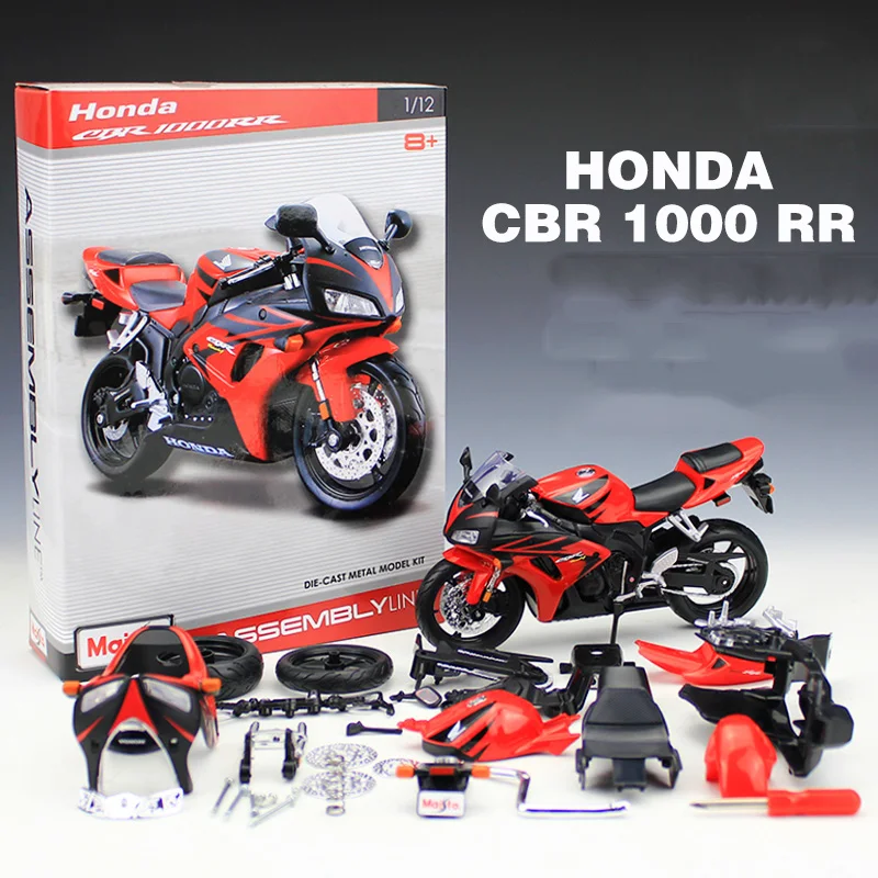 Мотоциклетная игрушка Maisto 1:12 модель CBR 1000RR самодельный двигатель в сборе детские