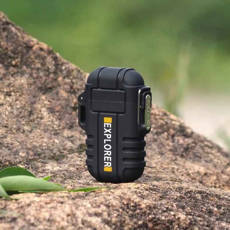 Outdoor Waterproof Usb Electric Lighter Windproof Double Arc BBQ Candle Plasma Cigar Smoking Accessories | Дом и сад