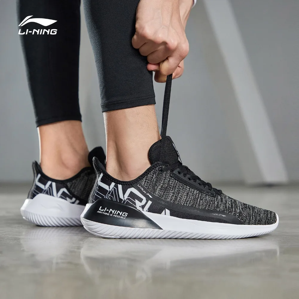 Li Ning/мужские кроссовки для бега на подушке ACE дышащие Спортивные с подкладкой из