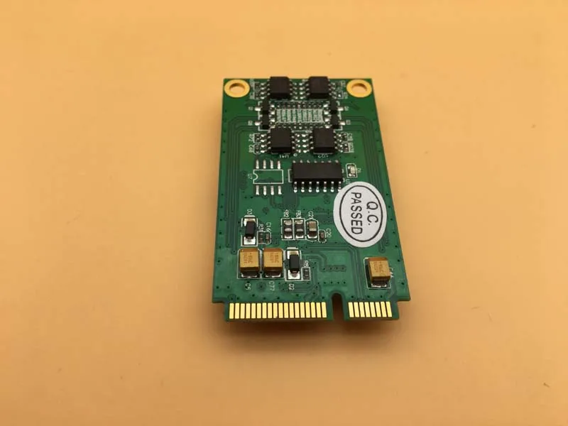 MINI PCI E к 4 портовой последовательной карте RS422 / 485 с чипом EXAR 17V354 9 контактный