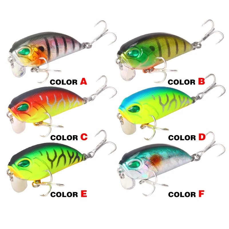 YTQHXY горячая модель Рыболовная Приманка Crankbait 50 мм 8 6 г воблеры погружение 1 5 м peche