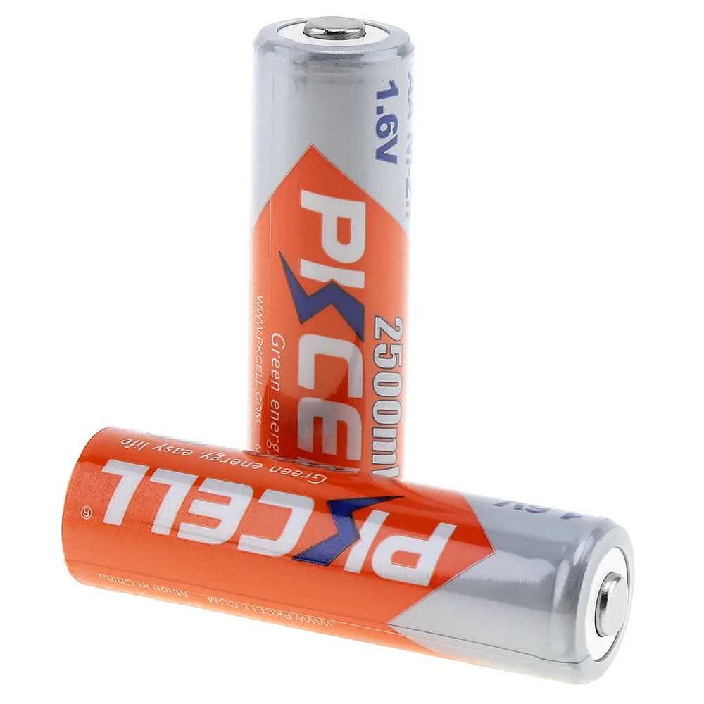 12 шт. PKCELL Ni-Zn AA батарея 1 6 V 2500mWh никель-Цинк Аккумуляторная высокая