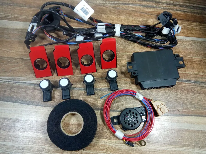 Сзади OPS 4 К Park Pilot Датчики парковки Комплект для VW Golf 6 MK6 Jetta 5 MK5 Passat CC 919 475