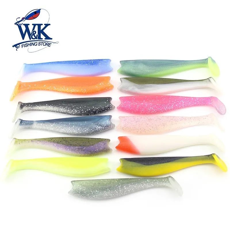 13 смешанных цветов Мягкая приманка в комплекте 11 см и 14 силиконовая ручная работа