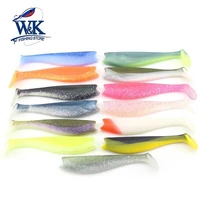 13 mix colors soft lure kit at 11cm and 14cm silicone bait handmade pvc paddle tail shad for pike bass cod fishing lure swimbait