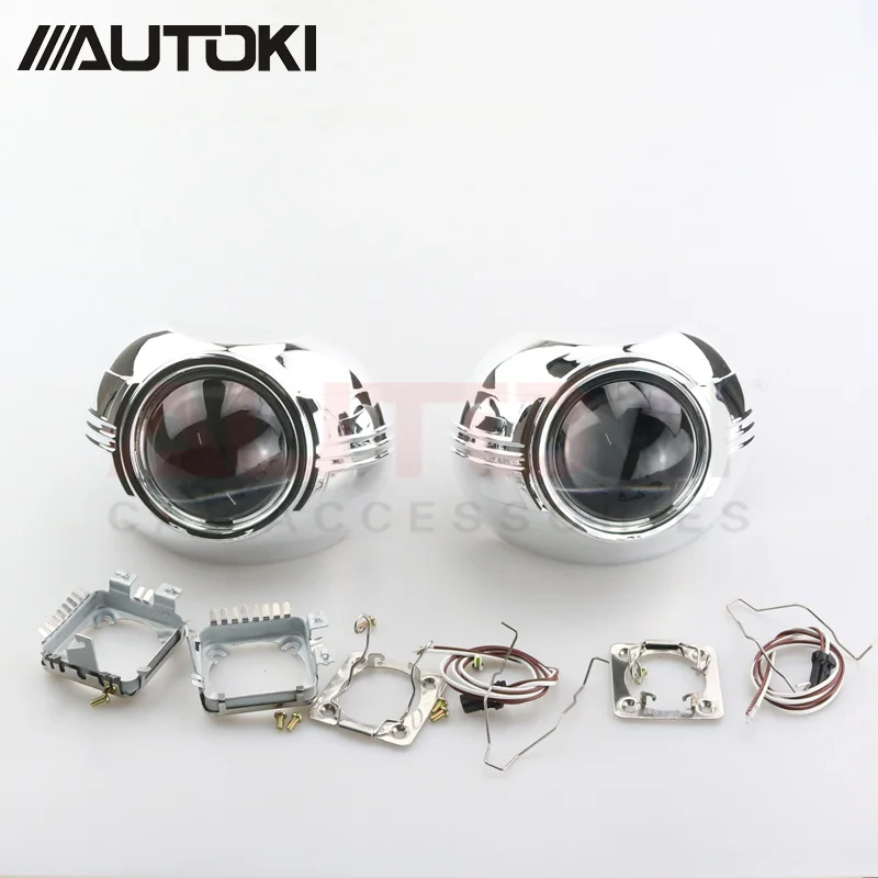 Автомобильные фары 3 дюйма Koito Q5 Bi xenon hid проектор объектив + S Max кожухи