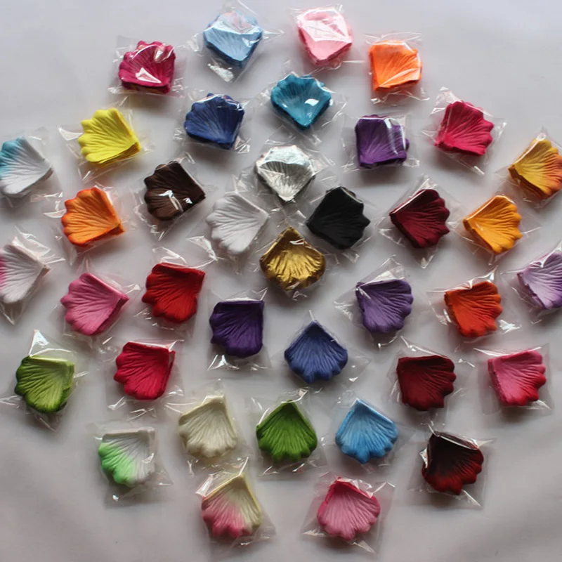 5000 шт./упак. настольная конфетти декорация лепестки роз искусственные цветочные